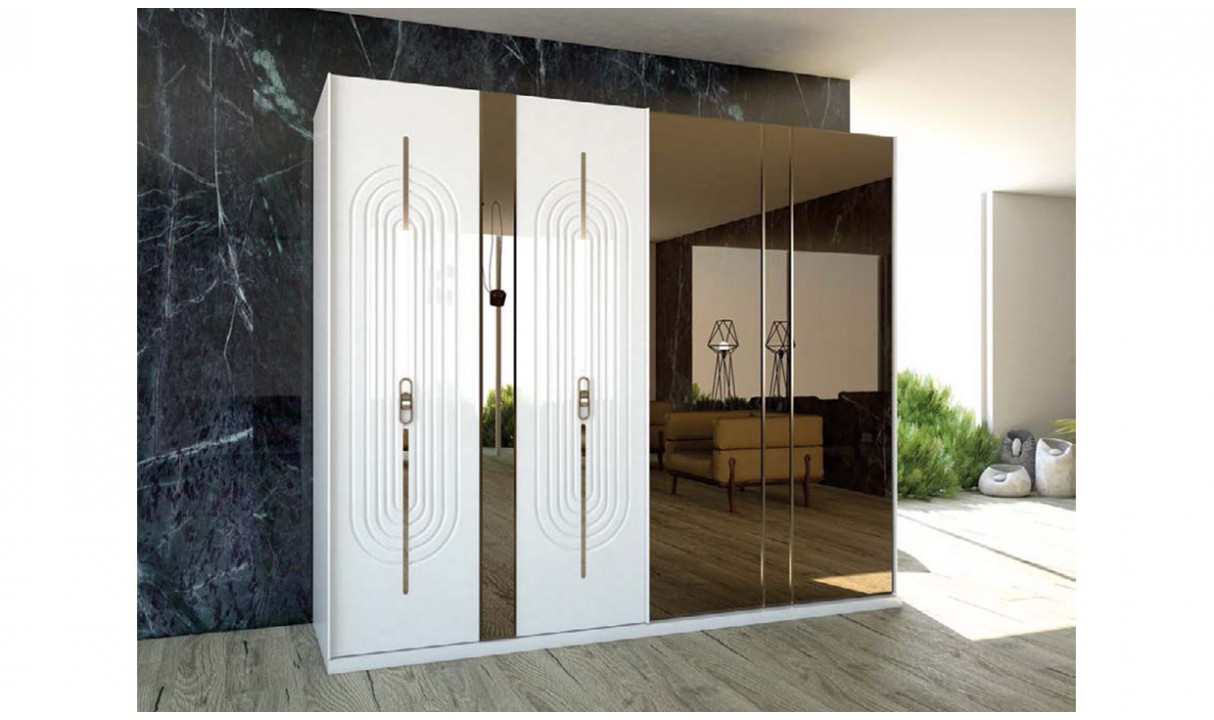 İnci Beyaz Yatak Odası Takımı