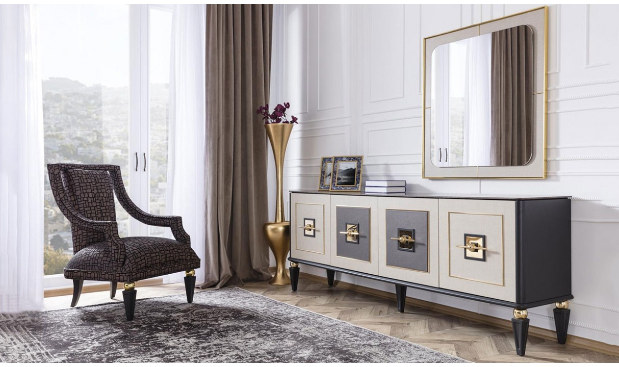 Lüx Gold Yemek Odası Takımı